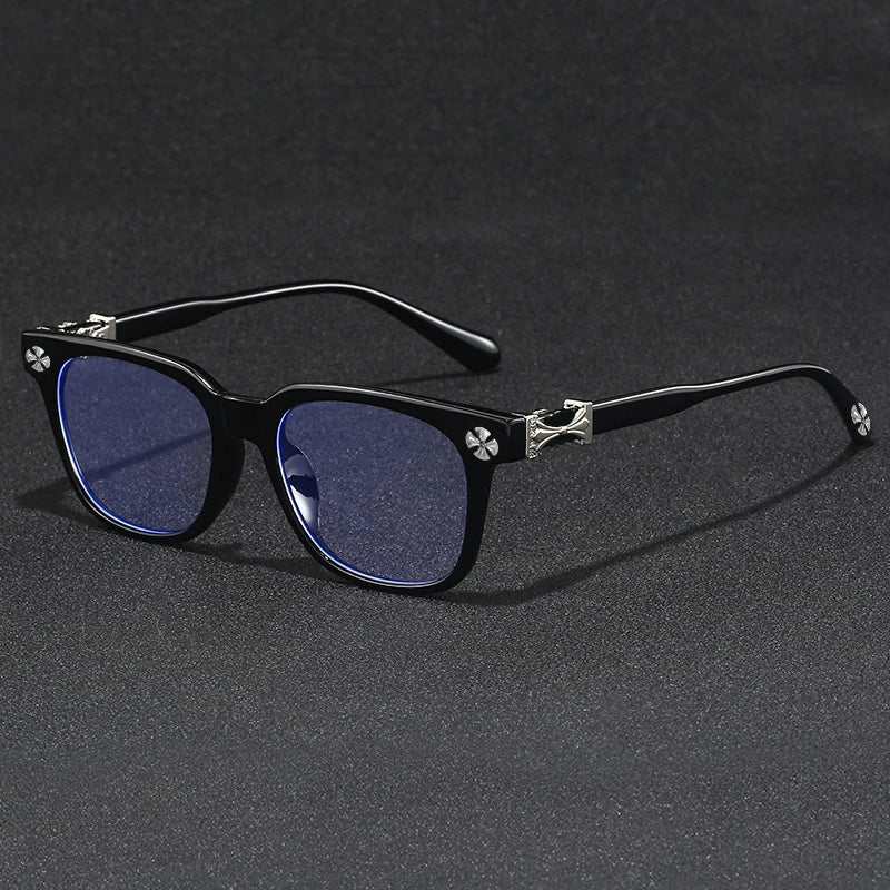 Metallic Blue Light Glasses