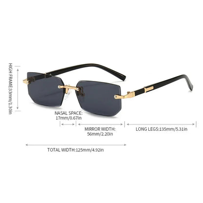Rimless Sunglasses